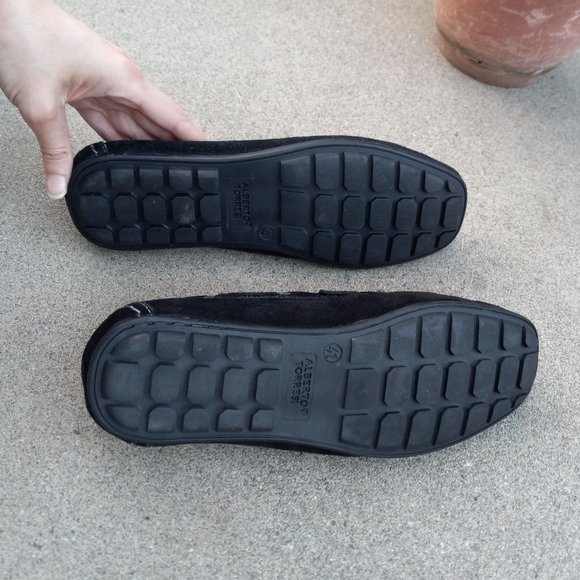 Black Suede Driving Moccasin/Loafer Size 41 Men\'s Shoes Slip On main image 8